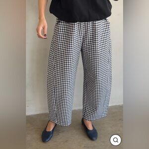 Le Bon Shoppe Gingham Arc Pants Blue Medium